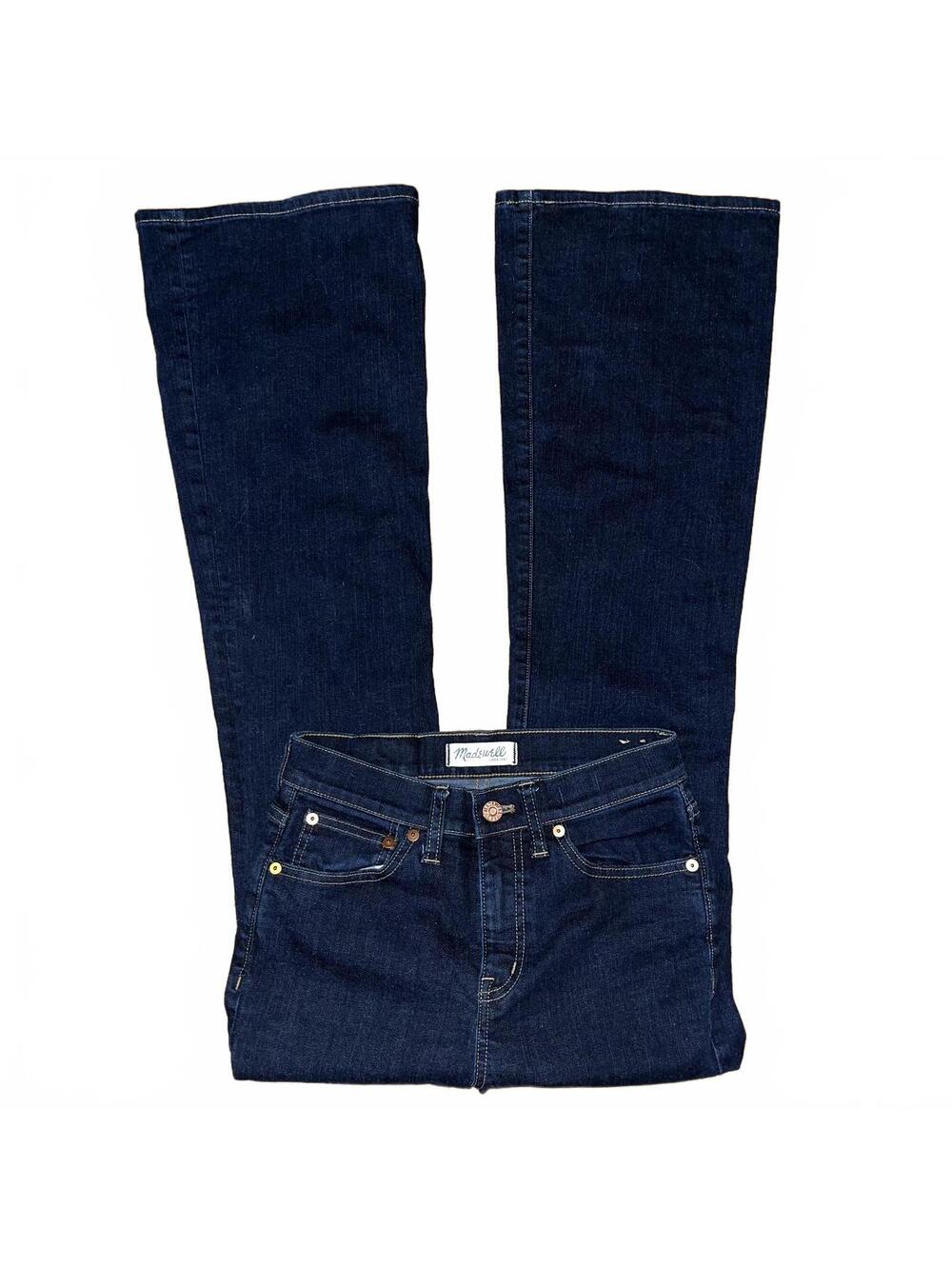 Madewell Flea Market Flare Jeans Size 25 Dark Wash Denim